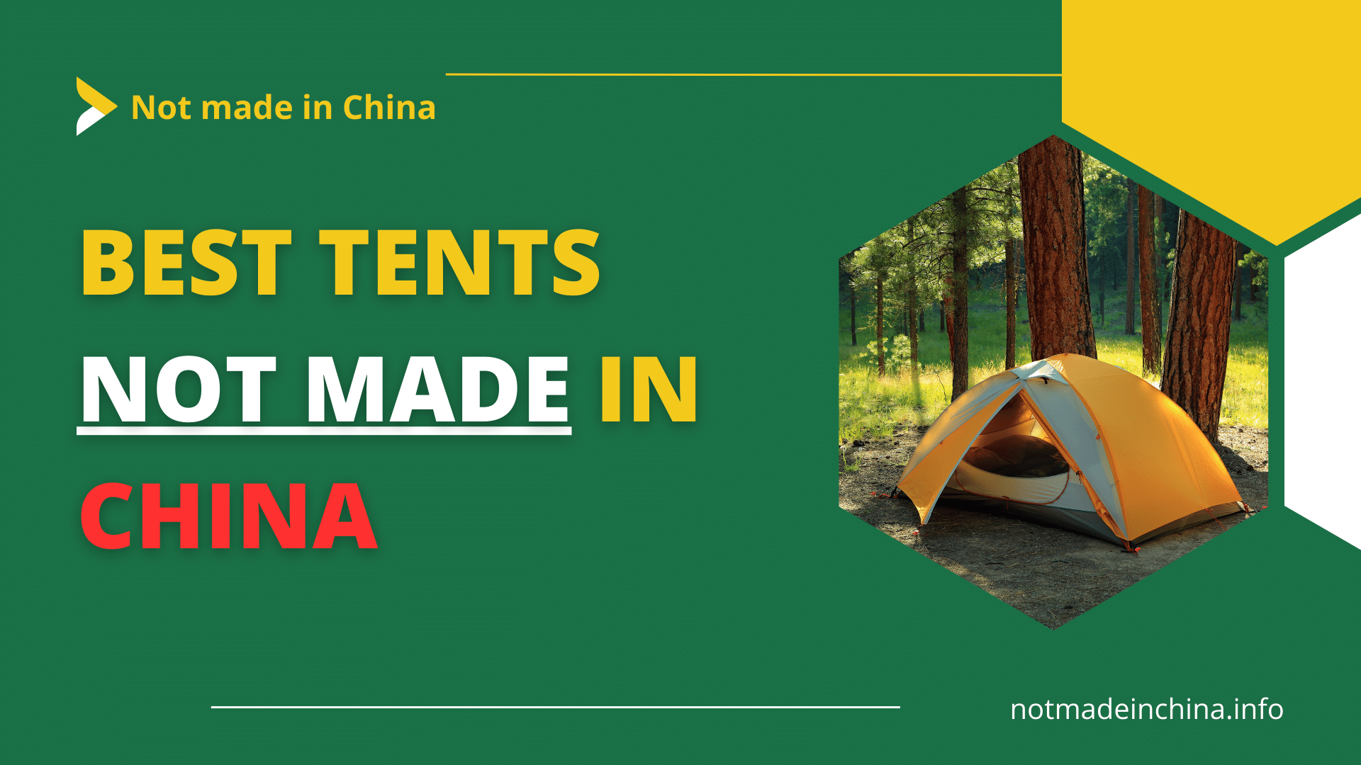 Toprated Tents NOT made in China