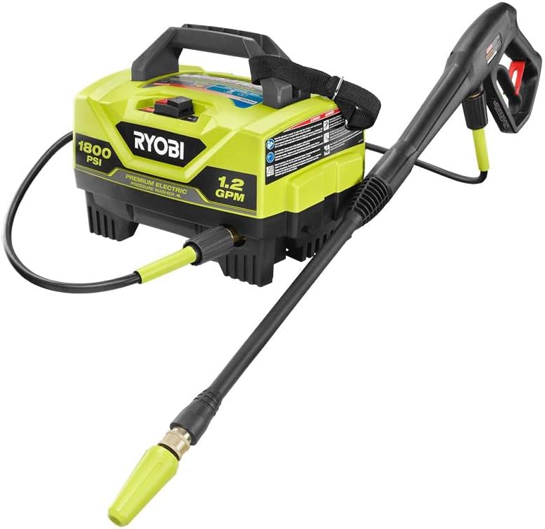 Ryobi 1800 PSI Cold Water Corded Electric Pressure Washer