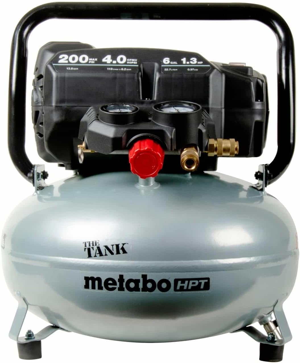 Metabo HPT EC914S 'THE TANK' 6-Gallon 200 PSI High-Flow Pancake Compressor