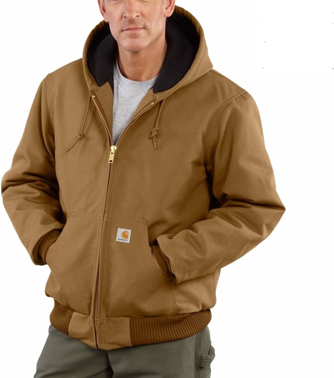 Carhartt J140 Firm Duck Quilted-Flannel-Lined Active Winter Jacket