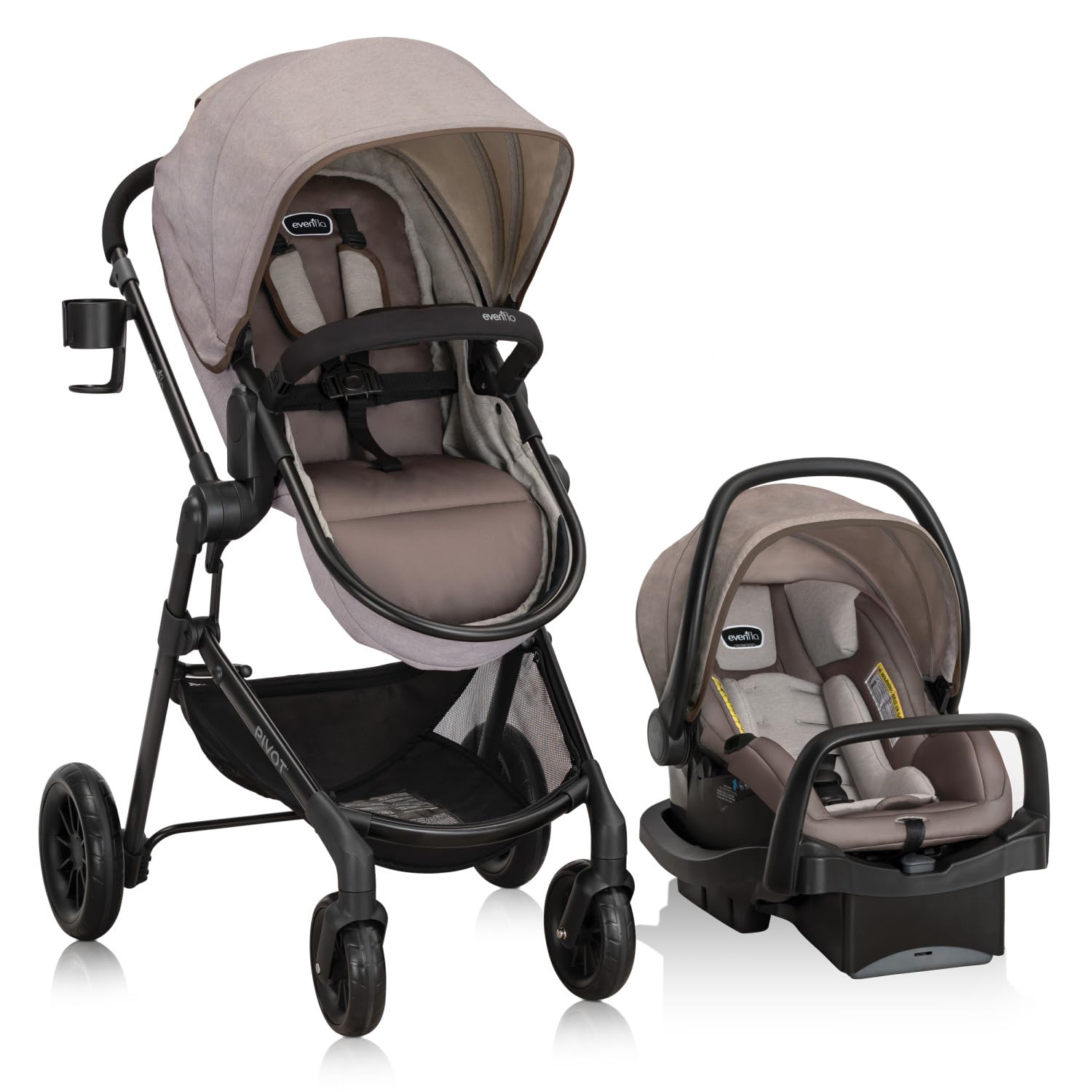 Evenflo Pivot Modular Travel System with SafeMax Car Seat
