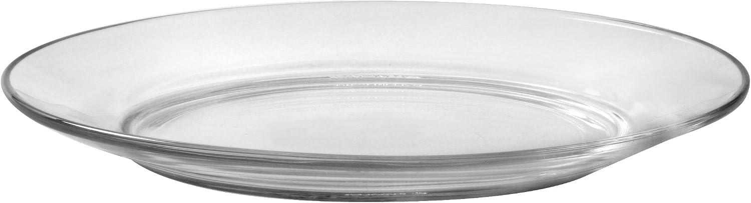 Duralex Lys Clear Tempered Glass Dinner & Dessert Plate Set