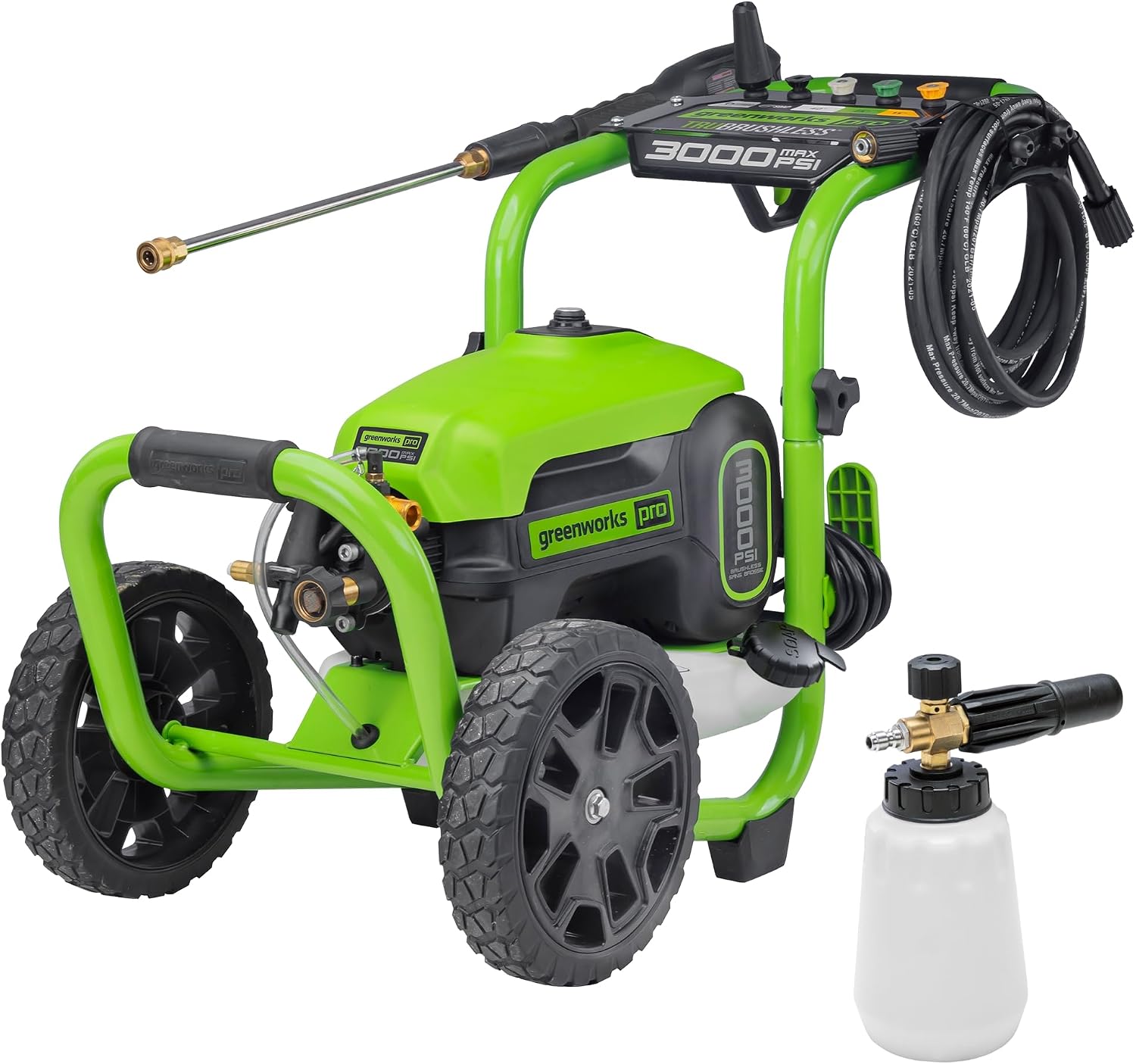 Greenworks Pro 3000 PSI TruBrushless Electric Pressure Washer