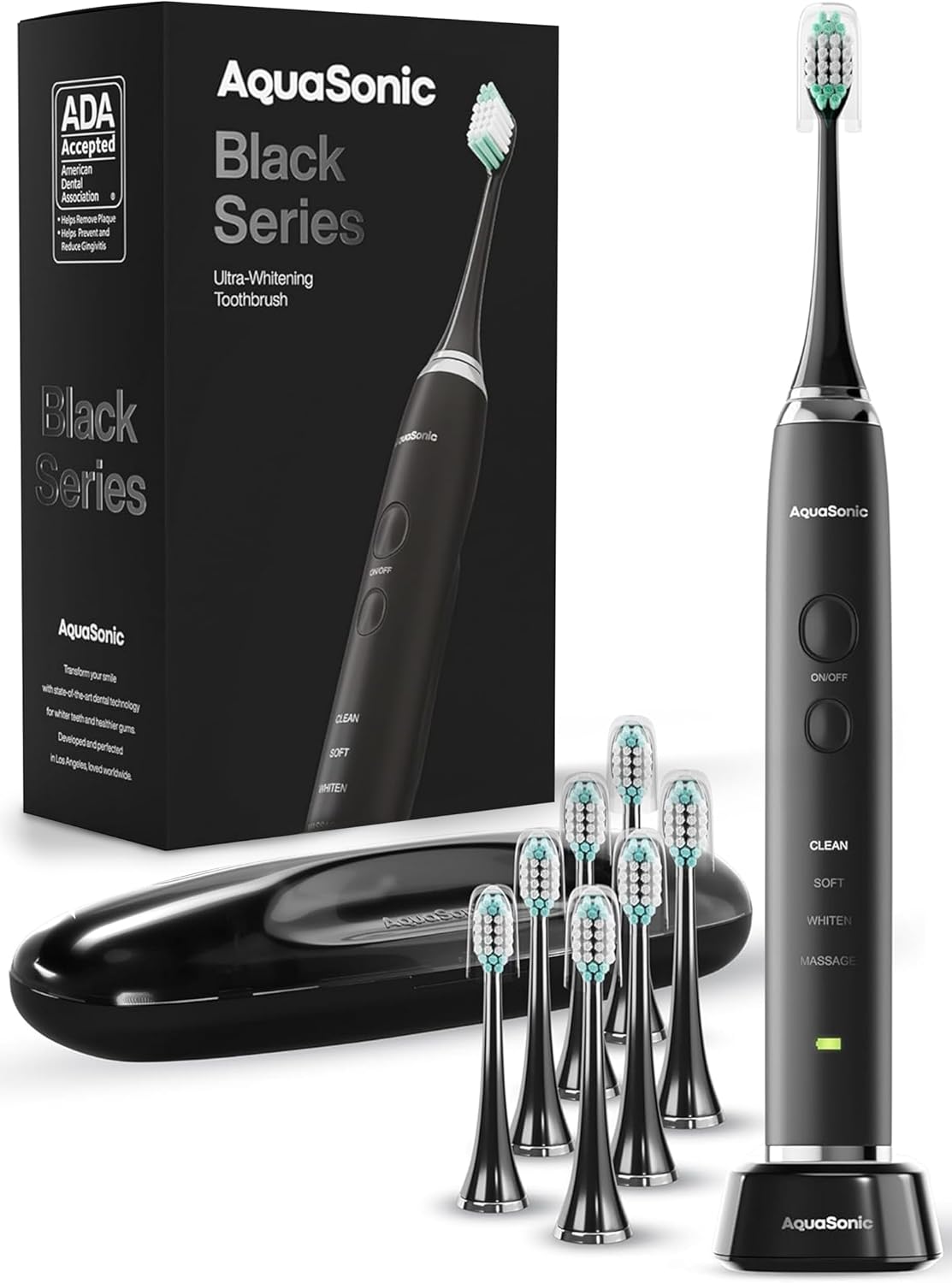 AquaSonic Black Series Ultra Whitening Toothbrush