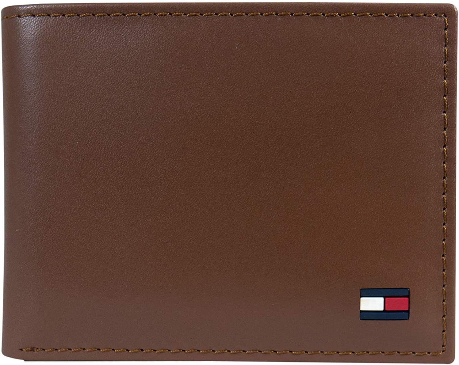 Tommy Hilfiger Men's Leather Ranger Passcase Bifold Wallet