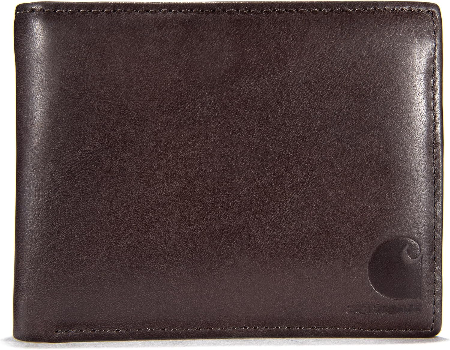 Carhartt Oil Tan Leather Passcase Heavy-Duty Work Wallet